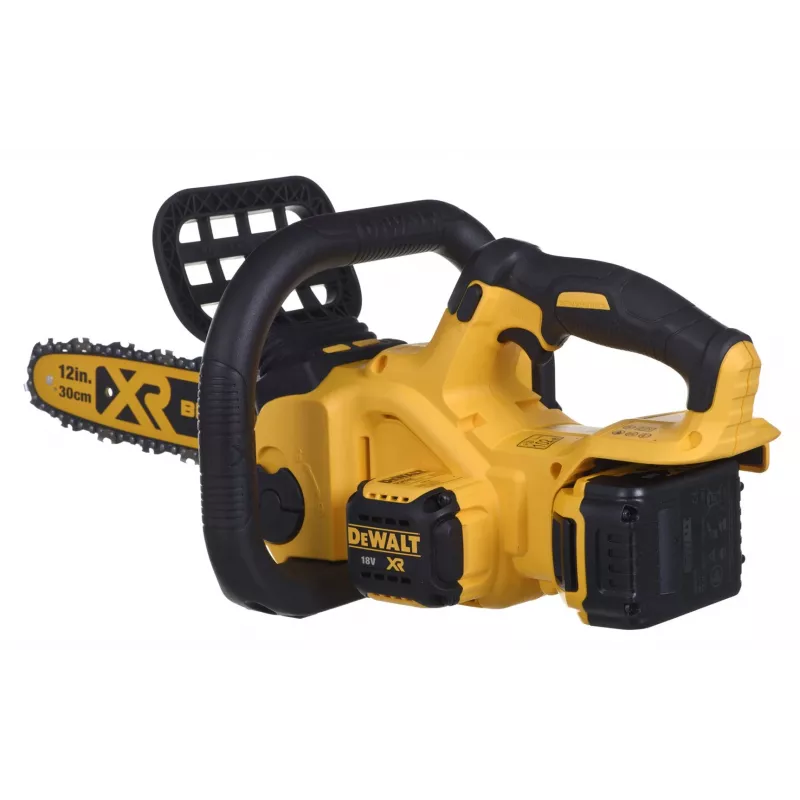 Kettsaag DeWalt DCM565P1 — juhtmevaba, 30 cm latt, 5 Ah aku, 0,12 L õlipaak