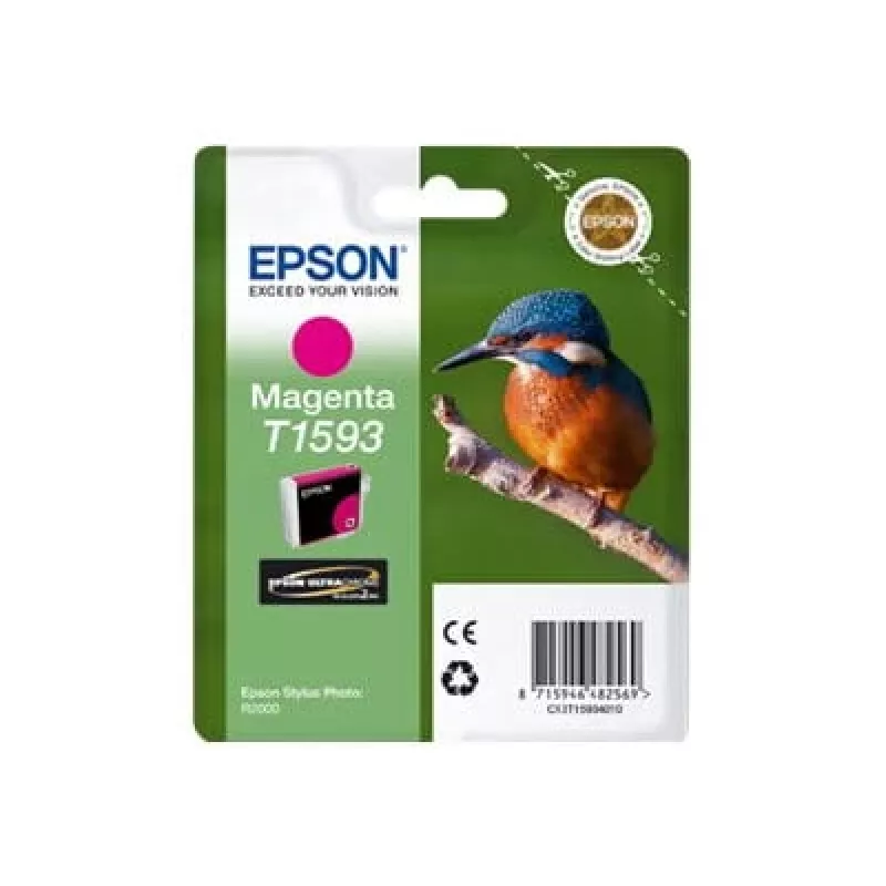 Epson T1593 magenta, magenta, Pigmenttint, 17 ml, 1 tk, 1200 lehekülge