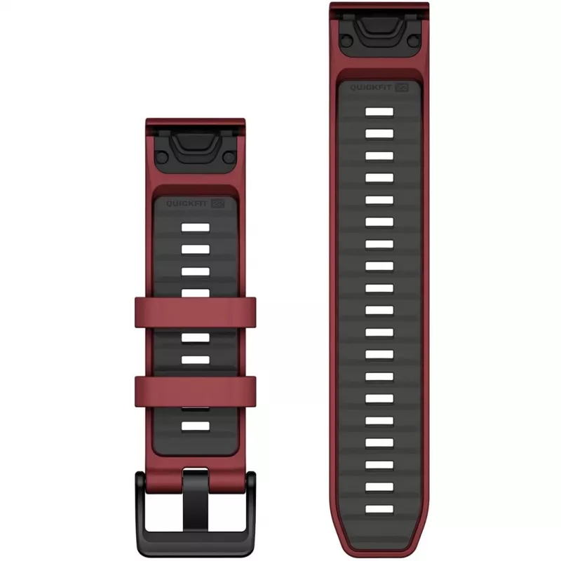 Garmin QuickFit 010-13392-06 rihm, grafiitpunane