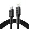 Lightning to USB‑C kaabel roheline Cell KABGC07, 1 m, must, Lightning (isane) to USB‑C (isane), 480 Mbps