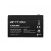 UPS-aku ARMAC B/12V/9AH — Suletud pliiaku 12V 9Ah, 1,8A laadimisvool, 122A max tühjendusvool, ABS korpus, 65×151×94 mm
