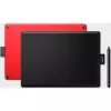 Wacom One by Medium graafikatablett must, punane 2540 lpi 216 x 135 mm USB