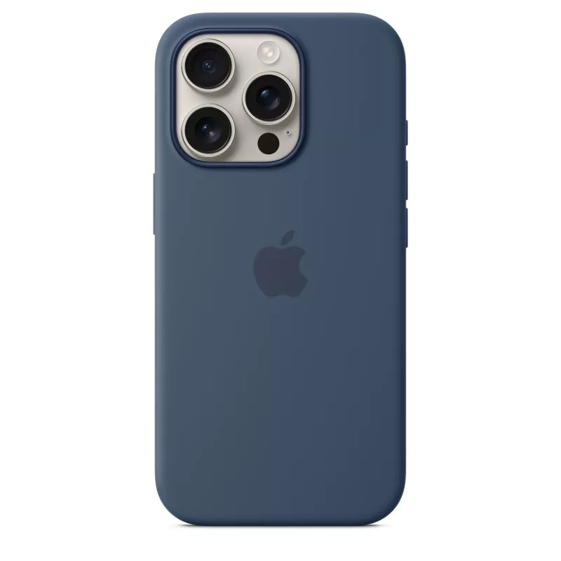 Silikoonümbris MagSafe'iga iPhone 16 Pro jaoks - Denim