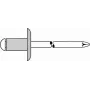 Blind Rivet GESIPA 5×8 mm Large Flange K14 KS for 2.5–4.5 mm Material, Pack of 250