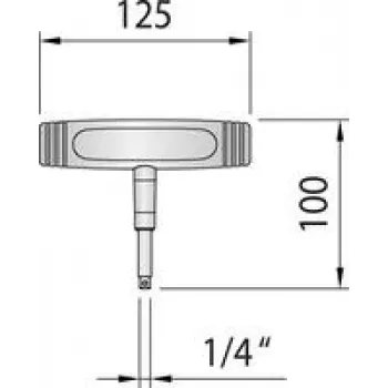 Gedore 763-10 1948016 pöördemomendi võti 1/4 (6,3 mm) 10 - 10 Nm (1948016)