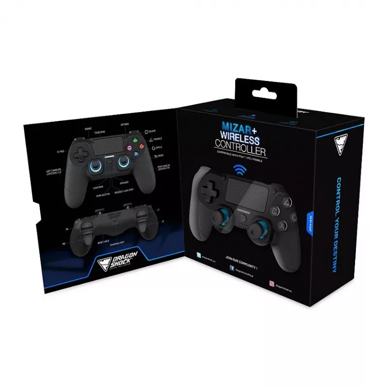 Dragonshock Controller Mizar+ Wireless must PS4/PC