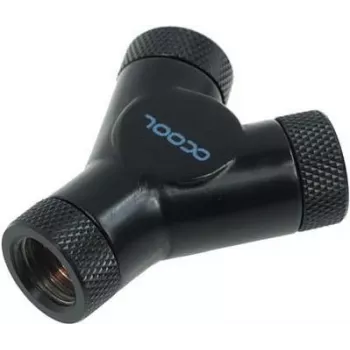 Alphacool HF Y-Connector - G1/4 Rotatable - 3x Internal Thread - Deep Must (17066)