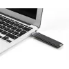 DeLOCK kombomuundur M.2 NVMe PCIe või SATA SSD jaoks USB 3.2 Gen 2 Must