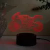 LED-sõiduki dekoratiivlamp MANTA SNL121RGB RGB 3D-valgus autodele ja mootorratastele