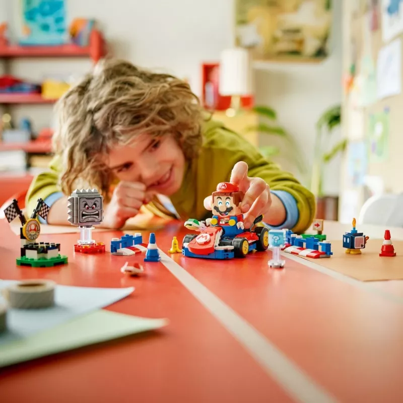 LEGO ehituskomplekt 72043 Super Mario interaktiivne Mario Kart standardkardiga