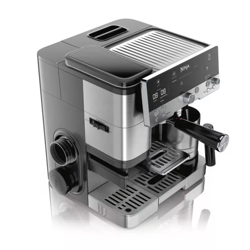 Espressomasin Ninja ES601EU — 2 L veepaak, 1 tassi maht, must/roostevaba teras