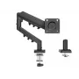 Monitorivars TRACER Pivot Master TRAUCH47659 — reguleeritav kõrgus, kallutus/pööramine, VESA 100×100, kuni 9 kg, 13–32-tollistele ekraanidele, lauakinnitus, must