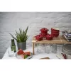 Staub Mini Cocotte Round, 4 tk - 200 ml, punane