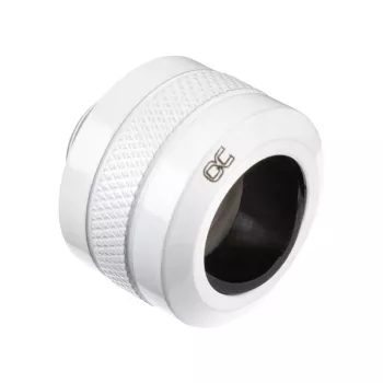 Alphacool 17484 liitmik, messing, valge, 23 mm kõrgus, 26 mm läbimõõt, pakis 6 tk
