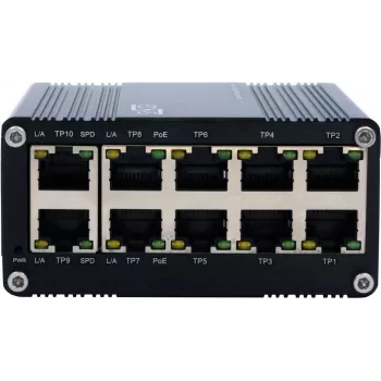 Haldamata PoE lüliti Exsys EX-62025POE 10-pordiline Gigabit, 802.3af/at PoE tugi