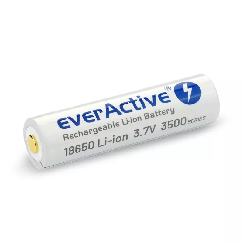 18650 Li-Ion 3.7V everActive 3500mAh battery (1 tk) micro-USB with protection