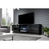 Cama TV-kapp QIU 200 MDF must läikiv/must läikiv