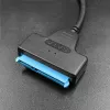 Adapter QOLTEC 51855 — väline M.2 NVMe/NGFF USB 3.0-le adapter, 10 Gb/s, 2,5 tolli/M.2 draividele, must