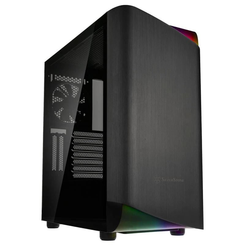 SilverStone Seta A1 Midi-Tower, karastatud klaas - must