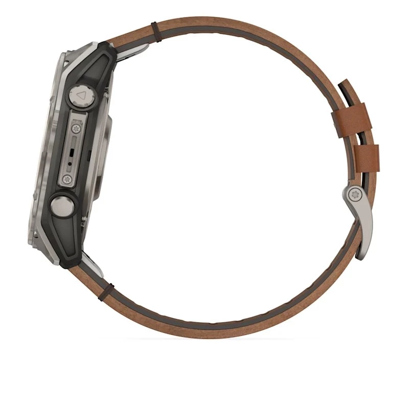 Garmin Fenix 8 3,56 cm (1,4) AMOLED 51 mm digitaalne 454 x 454 pikslit puutetundlik titaan Wi-Fi GPS (satelliit)