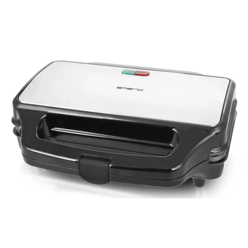 Sandwich Maker Emerio ST-109562.17 900 W Must Hõbedane