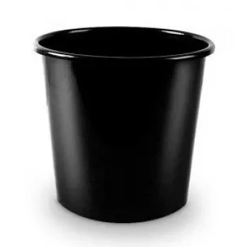 Prügikast Forpus, 11 l, must, plastik