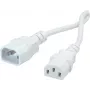 ROLINE GREEN Cold connection kaabel C14/C13 LSOH 0.8m Valge - kaabel - 0.8 m
