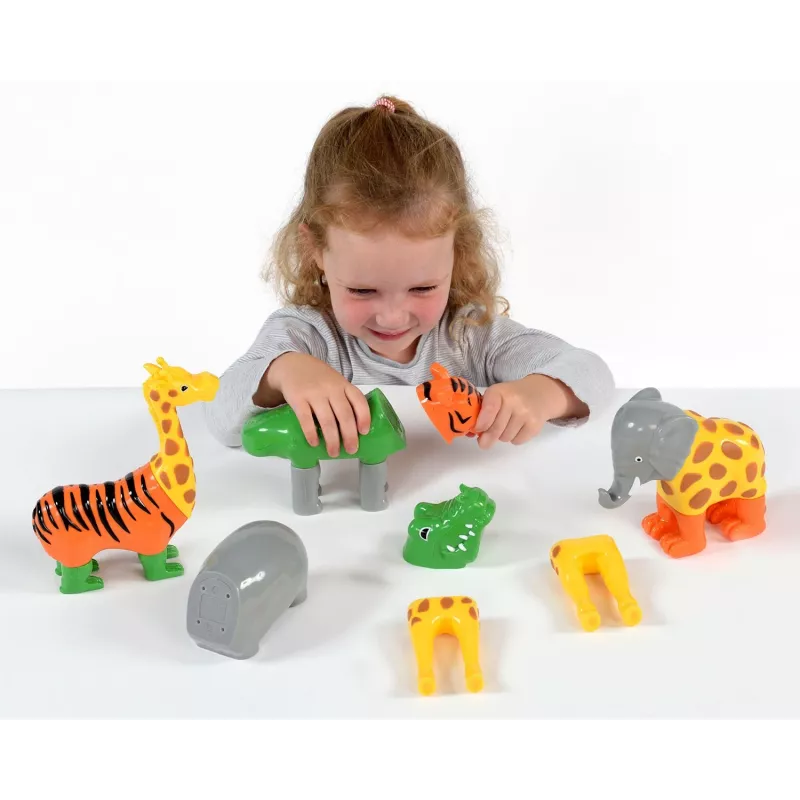 Popular Playthings Magnetilised Loomade Sega või Sobita Mitmevärviline
