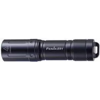Käsilamp Fenix E01 V2.0 Must LED 100 lm IP68
