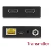 AV-saatja ja -vastuvõtja komplekt DELOCK 65955 — Cat6/Cat6a HDMI pikendaja, kuni 3840×2160, juhtmega, Micro-USB B toide