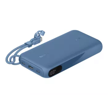 Akupank Belkin BPB028hqBL 20000 mAh, 2× USB‑C, 1× USB‑A, sinine