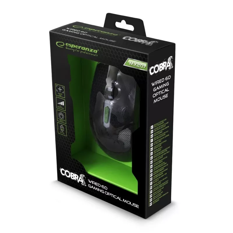 Esperanza WIRED FOR PLAYERS MX207 COBRA USB hiir