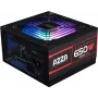 Azza PSAZ-650W(ARGB) toiteplokk 20+4 pin ATX ATX Must