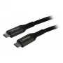 Synergy 21 kaabel USB C St> 3.0m USB3.2 Must Textil 20G/5A 240W Gen 2x2 - kaabel - digitaalne/andmed (S215315)