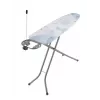 Täissuuruses triikimislaud VILEDA Bravo Plus 143032 — reguleeritav kõrgus 80–97 cm, laud 380×1200 mm, terasvõrgust pealispind