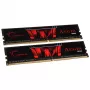 DIMM 16 GB DDR4-3000 (2x 8 GB) Dual-Kit, Arbeitsspeicher schwarz, F4-3000C16D-16GISB, Aegis, INTEL XMP