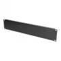 Rack blanking panel Extralink Front Blank Panel 2U 19 inch Must, steel housing