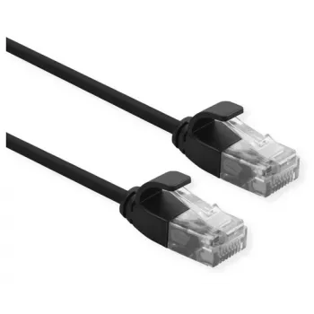 Võrgukaabel ROLINE 21.15.3953 RJ-45 Cat6a 1 m Must