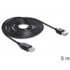 USB-kaabel DeLOCK EASY-USB 2.0-A 5m Must