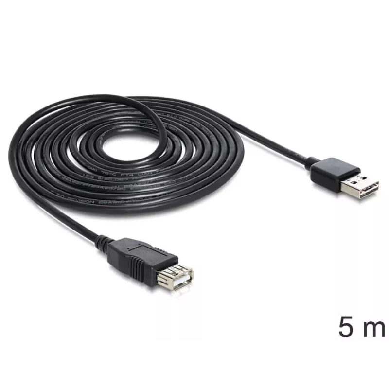USB-kaabel DeLOCK EASY-USB 2.0-A 5m Must