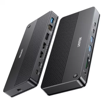 Dokkimisjaam UNITEK D1104A01 USB4 juhtmega 100W Power Delivery