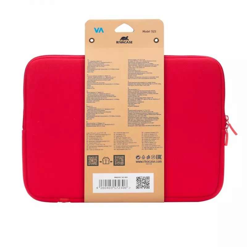 Kotikott Rivacase 5123 33,8 cm (13,3 tolli) Punane