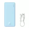 Kaasaskantav akupank Baseus Airpow 10000 mAh, 20W, LiPo, USB-C + USB-A, sinine
