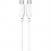4smarts USB-C / USB-C silikoonkaabel High Flex 60W 1,5m valge