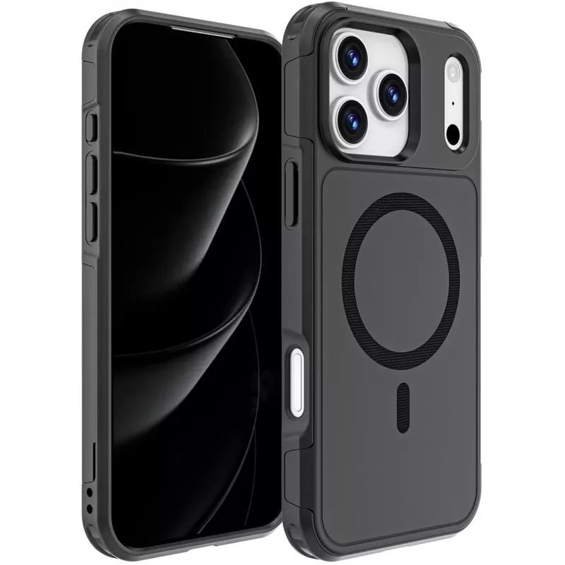 Äärisümbris 4smarts Defend iPhone 17 Pro Max Must 17,5 cm