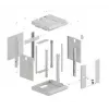 Lanberg WF11-3309-10S harukapp 9U Seinale paigaldatav haru Hall