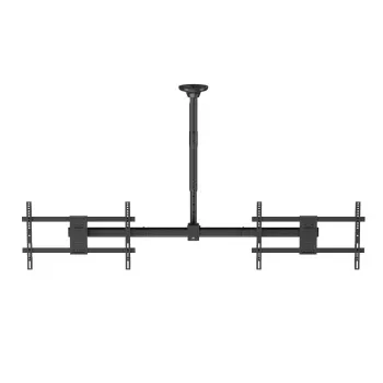 Laekinnitus MACLEAN MC-111 B kahele telerile, max koormus 2×40 kg, max VESA 600×400