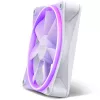 NZXT korpuse ventilaator F120 RGB 120 mm valge, 4-kontaktiline, 1800 p/min, 50,18 CFM, 18 LED-iga