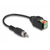 DeLOCK kaabel RCA isane klemmiploki adapter surunupuga 15 cm