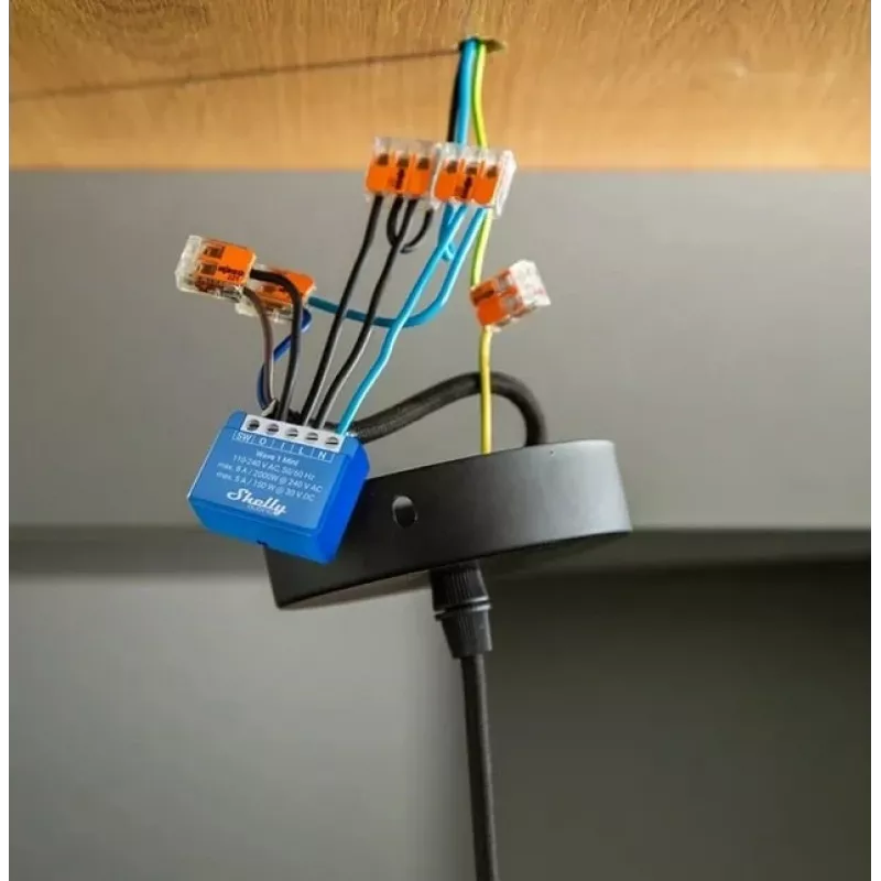 Shelly Qubino Wave 1 Mini LR nutilüliti Z-Wave sinine